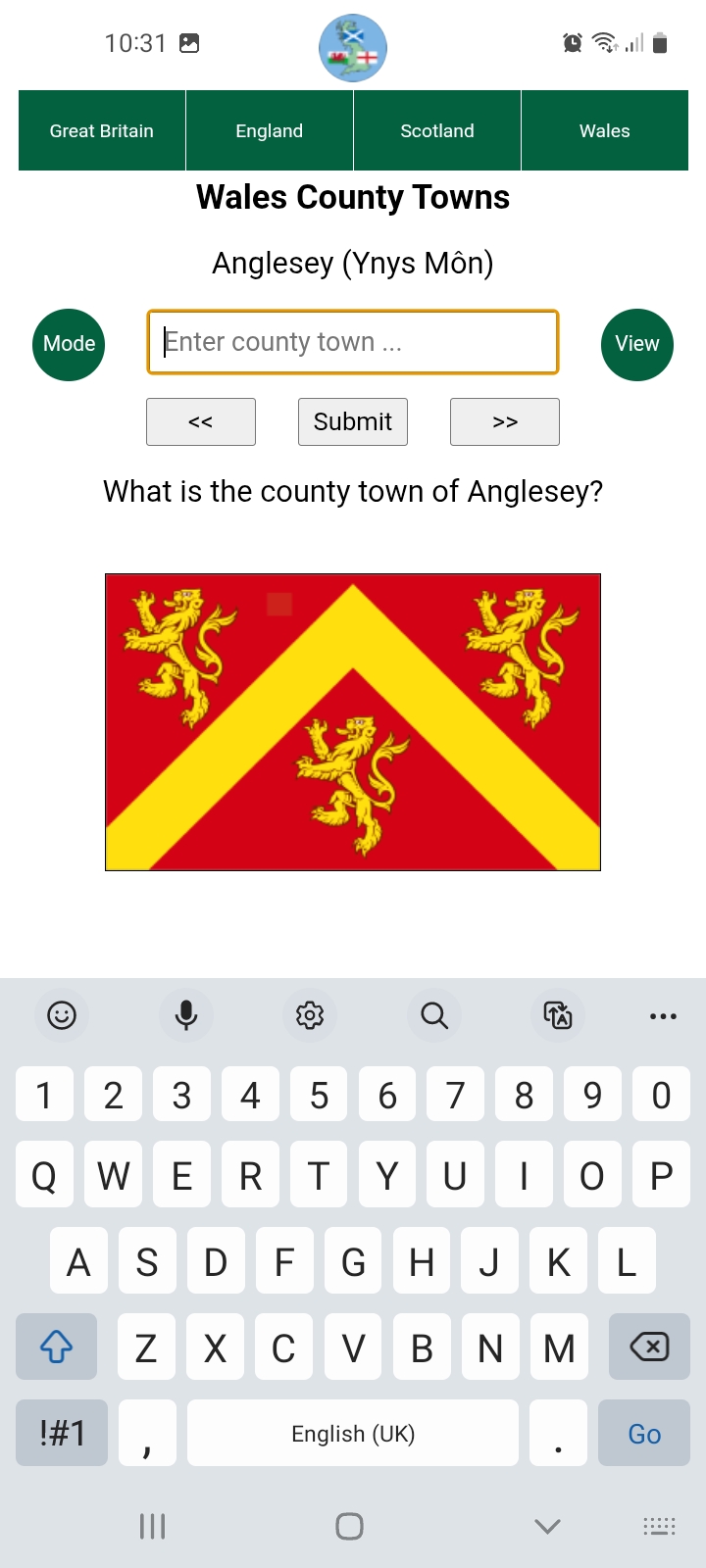 GB Counties Screenshot