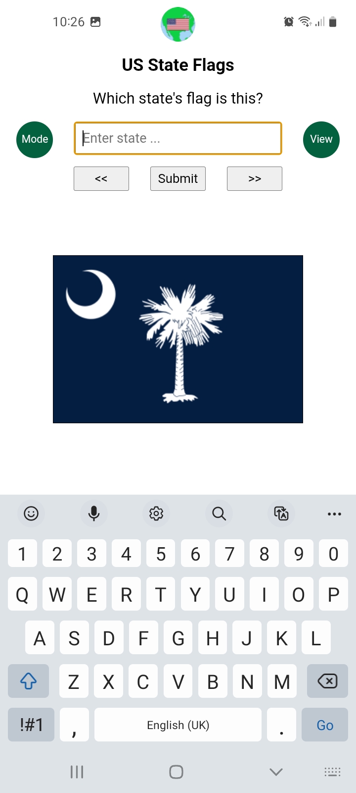 US States Screenshot